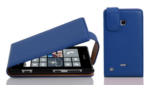 Capa Nokia Lumia 720 CADORABO Azul (Acessório Informática e Tel.) CADORABO - Capas para telemóveis - capa, nokia lumia 720, azul, couro, resistente a pó, resistente a riscos