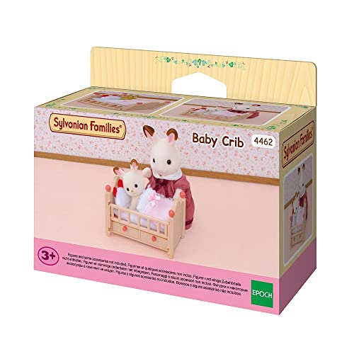 Playset SYLVANIAN FAMILIES Baby Bed Set SYLVANIAN FAMILIES - Acessórios para bonecas e figuras de ação - berço, gavetas, almofada, lençol, barriga amovível