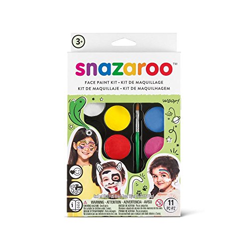 Paleta de Maquilhagem SNAZAROO 2 em 1 (Multicor) Snazaroo - Maquiagem de fantasia e palco - multicor, compacta, fácil transporte, 8 cores