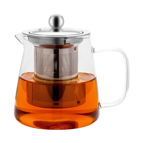 Chaleira HONNEEO com Infusor (450 ml - Vidro) Honneeo - Cafeteiras e bules de chá - infusor, vidro, 450 ml