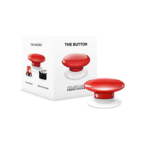 Interruptor de Controlo Fibaro FG-PB-101-3 | Branco (Domótica) FIBARO - Interruptores elétricos - fibaro, domótica, branco
