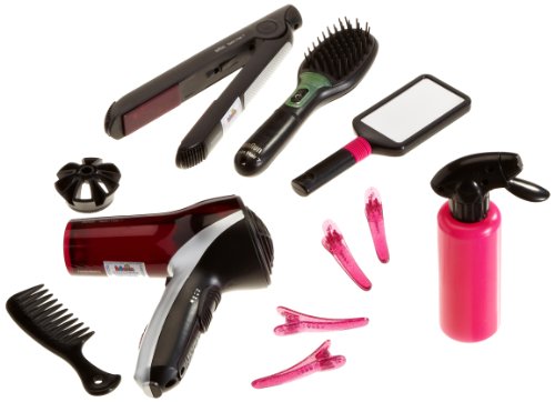 Secador de Cabelo BRAUN para Brincar (Idade Mínima Recomendada: 3 anos) Theo Klein - Profissões fingidas e representação de papéis - secador, pente, tesoura, luzes, sons
