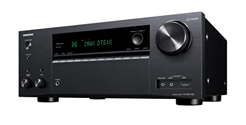 Amplificador ONKYO TX-NR7100 (Negro - 5.1 canales) ONKYO - Áudio - 5.1 canais, analógico, 110 w, 4 ohm
