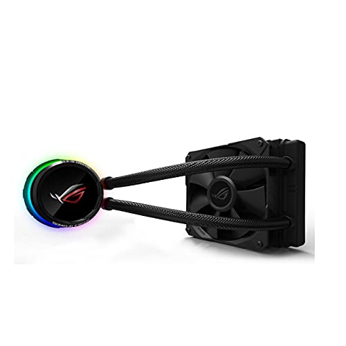 Water Cooler ASUS Rog Ryuo 120 Aura Sync ASUS - Peças de refrigeração de sistema de computador - water cooler, asus rog ryuo 120, aura sync, monitorização, cpu, arrefecimento