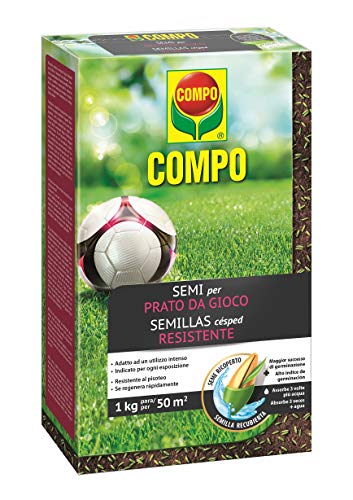 Sementes de Relva Permanente Compo 1Kg Para 50M2 Compo - Sementes - sementes, relva permanente, compo, 1kg, 50m2