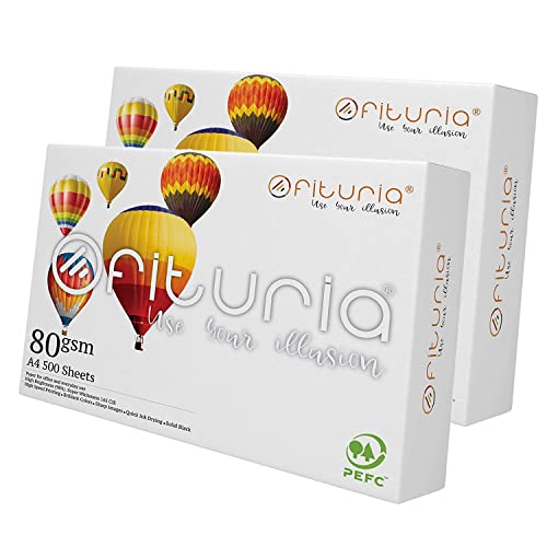 Folhas e Papel Impressão OFITURIA A4 Branco OFITURIA - Papel de impressora e copiadora - a4, branco, impressão