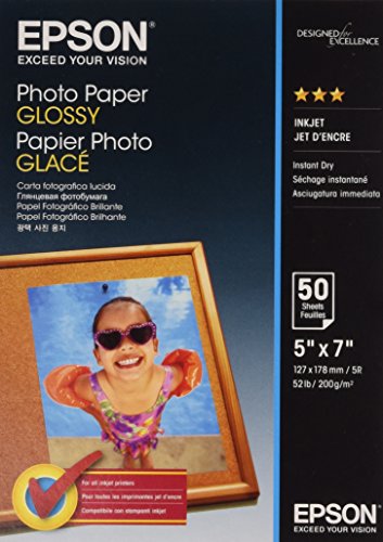 Papel Fotográfico EPSON Good - 13 x 18 cm Epson - Papel de impressora e copiadora - 13 x 18 cm, 200 g/m², brilhante
