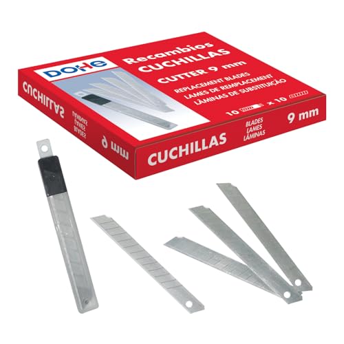 Recarga para Tesouras DOHE 9Mm (100 Unidades) DOHE - Lâminas de cortador e raspador - tesouras, aço de carbono, resistência, corte preciso