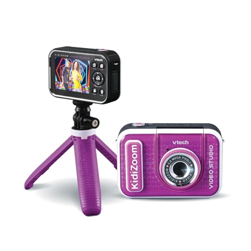 Kit de Camareira e Estúdio VTECH KidiZoom Video Studio HD VTech - Câmeras digitais - kit, câmara, estúdio, vtech, kidizoom, video studio hd, efeitos especiais, software de edição, tripé, alça, cabof usb, cordão de pulso