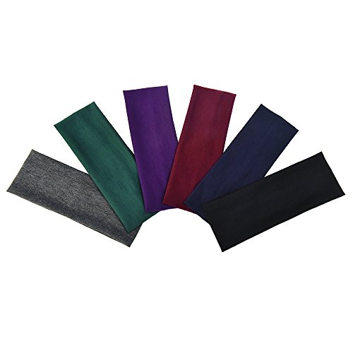 Conjunto de 6 Peças de Tensão Elástica com Cabelo Yoga eBoot - Faixas de cabelo - conjunto, 6 peças, tensão elástica, cabelo yoga