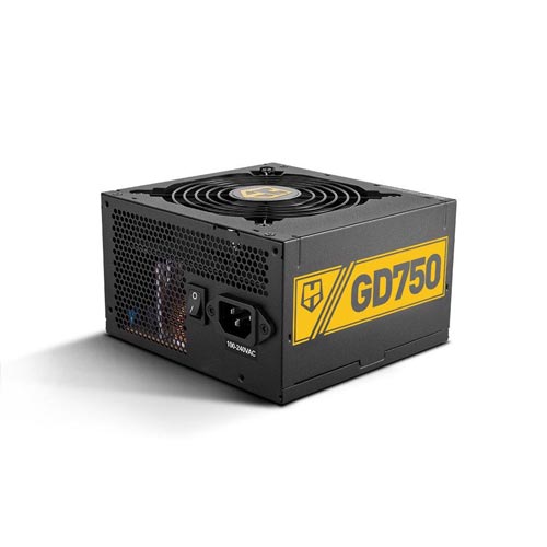 Fonte de Alimentação NOX Hummer 750W (Non-Modular - 80 Plus Gold) NOX - Transformadores de voltagem e reguladores - 750W, 80 Plus Gold, 120 mm, filtro emi, circuitshield