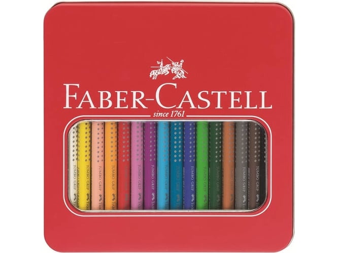 Conjunto de Canetas FABER-CASTELL 110916 (Vermelho) Faber-Castell - Lápis - metal, borracha, conforto, vermelho