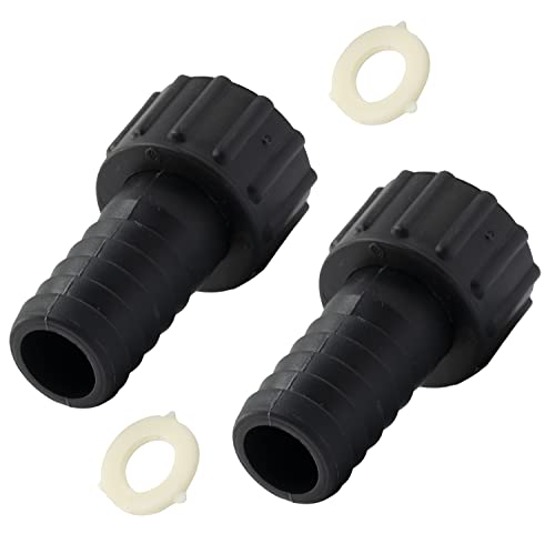 Conjunto de 2 Conectores AERZETIX C64458 (Rosa) AERZETIX - Acessórios e válvulas para mangueira de jardim - conectores, aerzexia, c64458, rosa