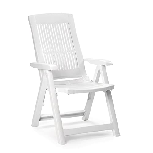 Cadeira de Escritório Saturnia Branco (Reclinável) IPAE - Móveis de exterior - reclinável, branco