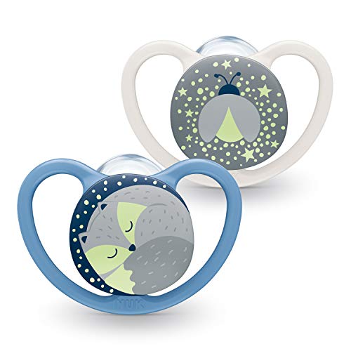 Tetinas NUK Space Night (0.6 a 3 anos - 1 unidade) 1053 - Chupetas e mordedores - tetina, nuk, space night, 0.6 a 3 anos
