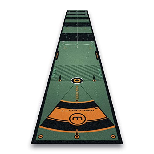 Tapete de Prática de Golfe WELL PUTT Green Training Mat (Verde - 4x1.2m) Wellputt - Acessórios de treino de golfe - prática, golfe, verde, 4x1.2m