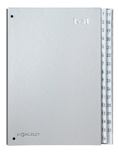 Pasta A4 PAGNA 24329-14 (A4 - Cinzento - 21.5x29.7cm) Pagna - Pastas de arquivo - a4, cinzento, 32 compartimentos, polipropileno