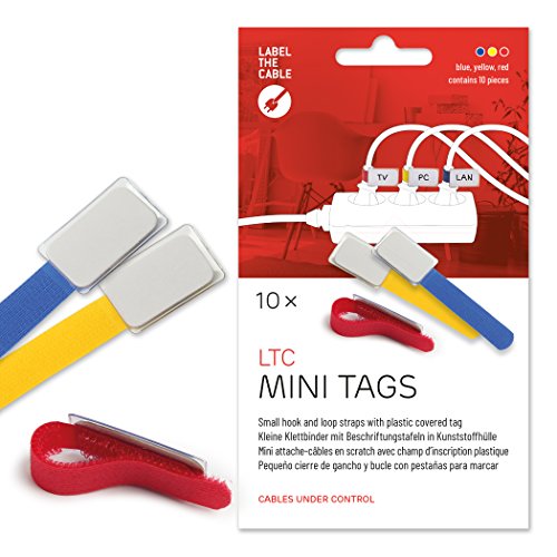 Etiquetas para Cabos LABEL-THE-CABLE Mini (10 Un) Label-the-cable - Fios e lacres - rotuladores, fáceis de aplicar, design agradável