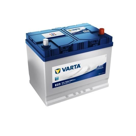Bateria VARTA Blue Dynamic E23 (12V - 70 Ah) Varta - Sistemas elétricos e de potência de veículos automotores - 12V, 70 Ah, 630 A, plomo-acido