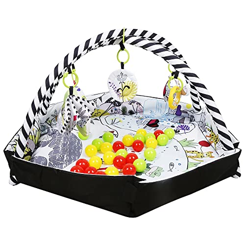 Tapete de Atividades com Arco Totally Tropical HUOLE - Móveis para bebês e crianças pequenas - tapete, atividades, arco, totally tropical, bebés, banho