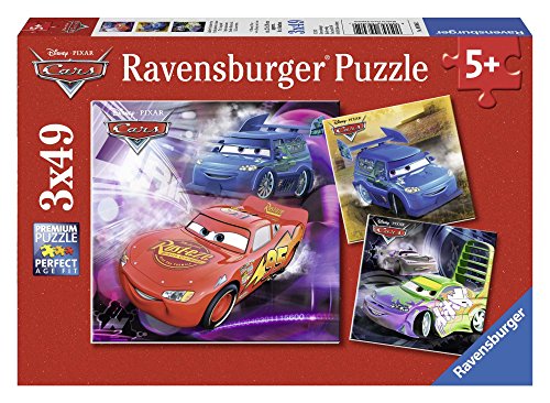 Puzzle 2D RAVENSBURGER Cars (Idade mínima recomendada: 5 anos) Ravensburger - Quebra-cabeças - 18 x 18 cm, 5 anos, 1-3 jogadores, 15 minutos