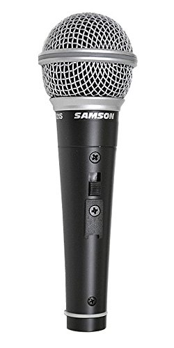 Microfone SAMSON TECHNOLOGIES R21S (Preto) Samson - Microfones - dinâmico, xlr, compacto, 80Hz-12kHz