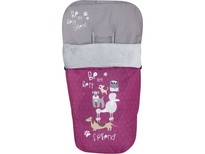 Saco para Carrinho de Passeio BABYLINE 100% Algodão Rosa Babyline - Forros e sacos de transporte para bebês - algodão, rosa, carrinho de passeio
