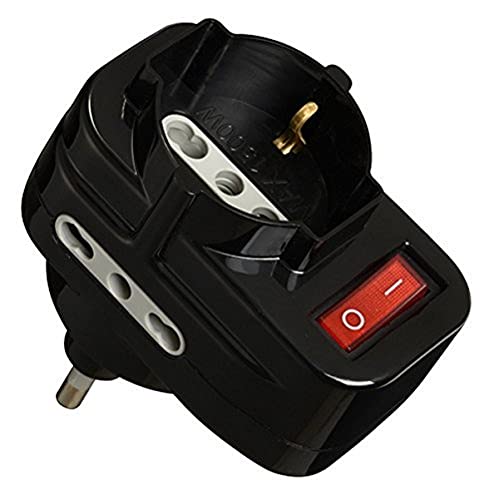 Adaptador de gênero ELECTROLINE 70068 Preto Electraline - Fios de extensão - f macho, f femea, masculino/feminino, preto