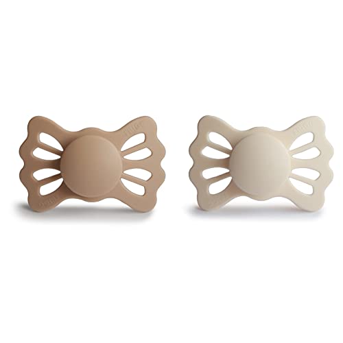 Chupeta FRIGG Lucky Silicone Cream (2 Unidades) FRIGG - Cuidados com a higiene oral - silicone, lucky, creme, 2 unidades