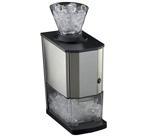 Picador de gelo RGV Mojito Junior - Preto, inox, transparente (Armazenamento e limpeza) RGV - Picadores e trituradores de gelo - inox, 2 kg, fácil limpeza, segurança