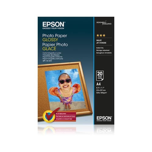 Papel Fotográfico EPSON Brilhante C13S042538 Epson - Papel de impressora e copiadora - brilhante, a4, epson