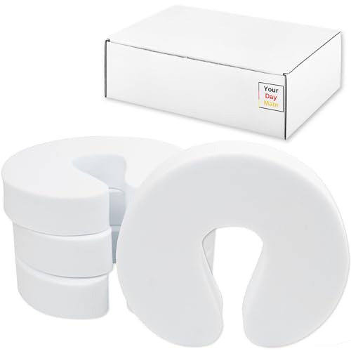 Tampa de Porta de Espuma para Crianças e Animais 4 Peças Branco YDM Industries - Travas de segurança para bebê - espuma, 4 peças, branco, animais