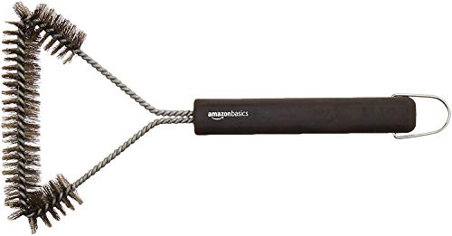 Escova de churrasco triangular AMZBASICS (Preto - Poliuretano) Amazon - Raspadores de grelha - poliuretano, preto, triangular, lavável
