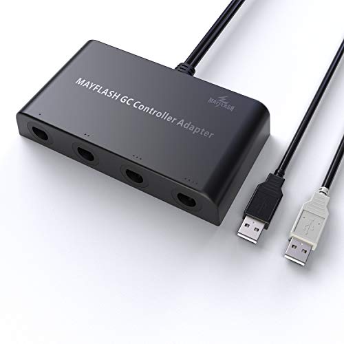 Adaptador de Comando MAYFLASH GameCube Controller Adapter Mayflash - Acessórios de controle de jogo - adaptador, gamecube, controller