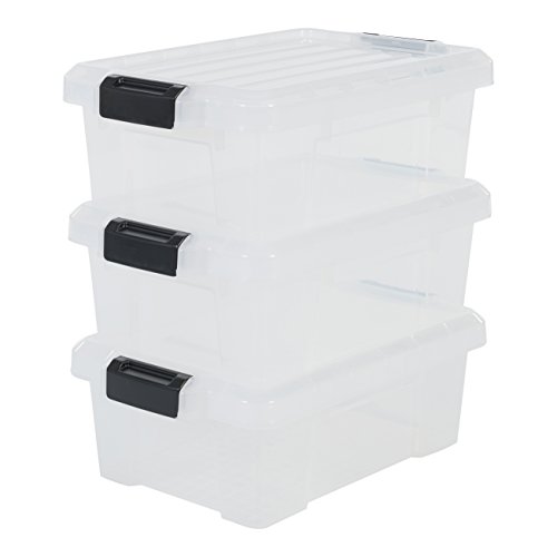 Caixa de Arrumação IRIS OHYAMA SK-130 Transparente Iris Ohyama - Caixas de mudança e envio - plástico resistente, hermético, empilhável