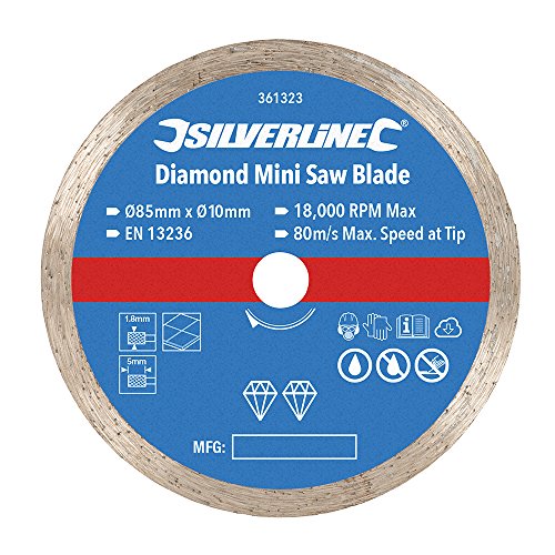 Disco para Serra Circulares SILVERLINE 361323 Silverline - Lâminas de serra - disco, serra circulares, 85 mm, 75,5 mm