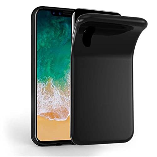 Capa para iPhone X, XS LMOBILE Silicone Preto CADORABO - Capas para telemóveis - iPhone X, XS, silicone, preto