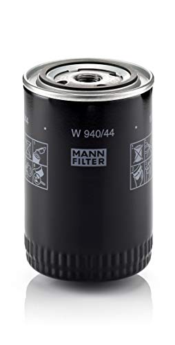 Filtro de Óleo MANN FILTER W 940/44 (1 Unidade) MANN FILTER - Circulação de óleo do motor do veículo - filtro de óleo, preto, alumínio, 10 cm