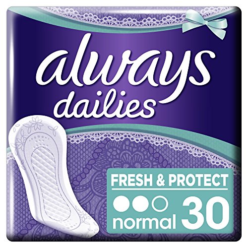 Always Diários Fresh e Protecção Normal 70 g (Recondicionado Como Novo) Always - Banho e corpo - 70 g, proteção normal, capa de papel, páginas brancas