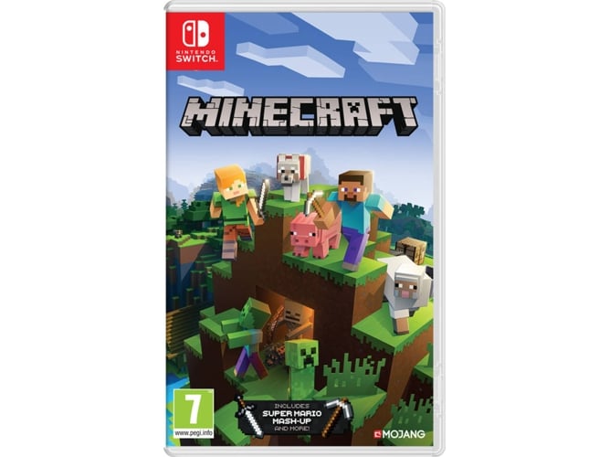 Jogo Eletrónico MINECRAFT (Nintendo Switch) Microsoft - Software de jogos de vídeo - nintendo switch, conteúdo de expansão, funcionalidades, infinito