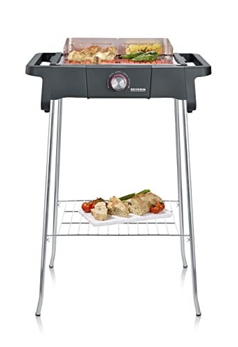 Churrasco Elétrico Severin Style Evo S | Preto Severin - Churrasqueiras ao ar livre - mesa, barbecue elétrico, preto, 2000w