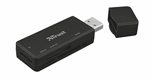 Leitor de Cartões TRUST Nanga (USB 3.0 - USB 3.2) Trust - Leitores de cartão de memória - usb 3.0, USB 3.2, memória rápida