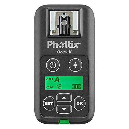 Phottix Ares II - Disparador remoto de flash com receptor Phottix - Peças e acessórios para câmeras - remoto, flash, receptor