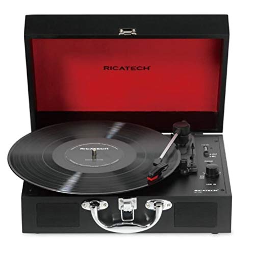 Gira-Discos RICATECH RTT25 (Manual - Velocidade: 33 1/3 - 45) Ricatech - Áudio - manual, 33 1/3, 45