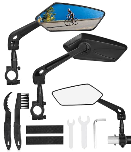 Espelho retrovisor para bicicleta (2 peças) Huifoo - Espelhos para bicicletas - retrovisor, bicicleta, 2 peças, pedais