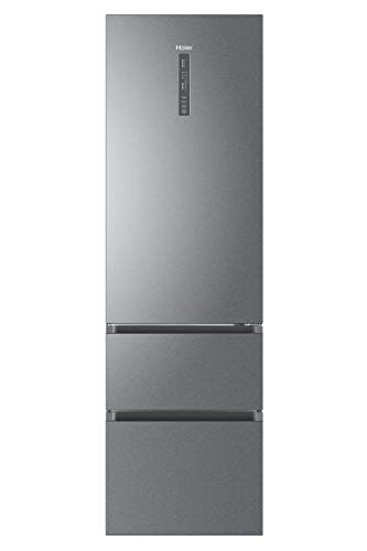 Frigorífico Combinado HAIER A3FE837CGJ (No Frost - 200 cm - 257 L - Inox) Haier - Geladeiras - no frost, 200 cm, 257 l, inox