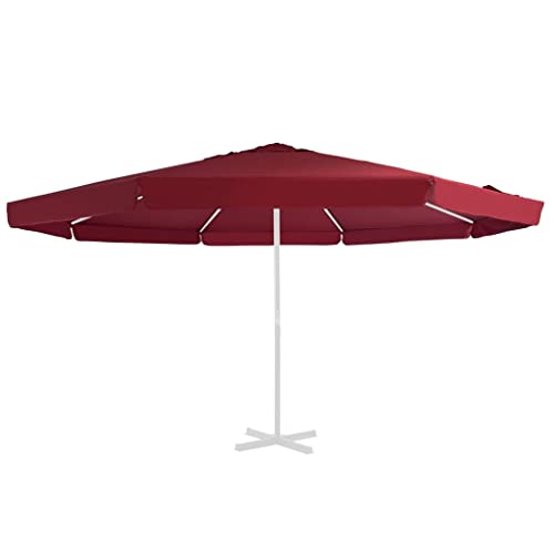 Toldo de Proteção para Chapéu de Sol vidaXL | Vermelho, Castanho (Cama e Leito) vidaXL - Eletrodomésticos - proteção, chapéu de sol, vermelho, castanho