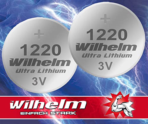 Pilha Recarregável WILHELM DL1220 CR1220 Wilhelm - Baterias - 40 mAh, 3V, CR1220, alcalino