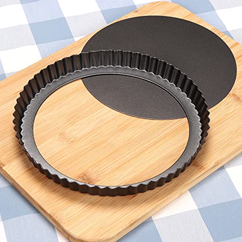 Forma de Cozinha SINNSALLY (Aço Inoxidável - Preto) SINNSALLY - Formas de torta e quiche - aço inoxidável, preto
