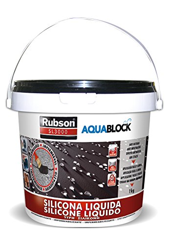 Silicone Impermeabilizante RUBSON Sl3000 Preto 1Kg RUBSON - Revestimentos protetores e selantes - 1 kg, preto, silicone, impermeabilizante